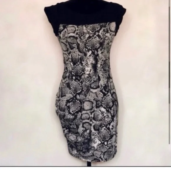 BCBGMaxazria Animal Print Dress - Picture 4 of 5